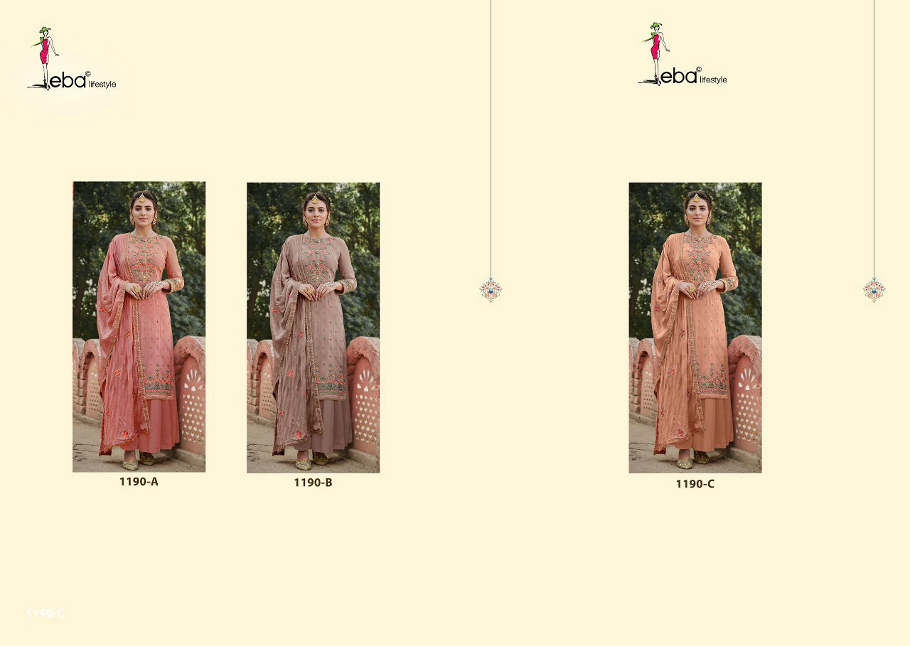 Eba Ashpreet 1 Latest Fancy Festive Wear Heavy Chinon Embroidery With Diamond Color Cotton Designer Salwar Kameez Collection 